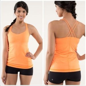 Lululemon Free To Be Tank Creamsicle Pop